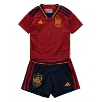 Maglie da calcio Spagna Prima Maglia Bambino Mondiali 2022 Manica Corta (+ Pantaloni corti)
